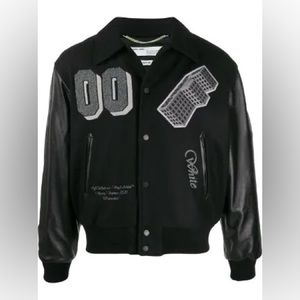 Off-White Golden Ratio varsity bomber jacket